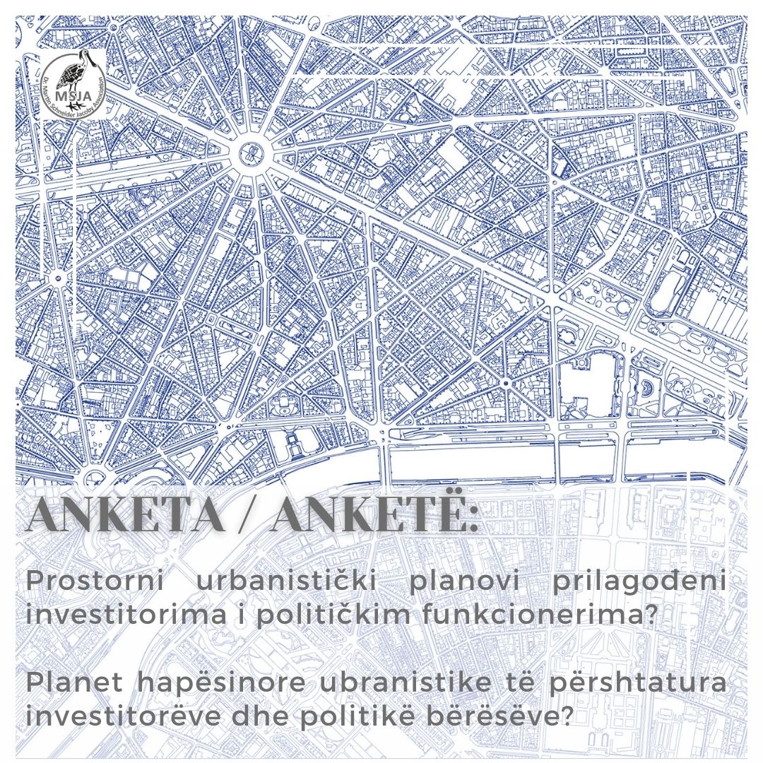 Prostorni urbanistički planovi prilagođeni investitorima i političkim funkcionerima? Planet hapësinore ubranistike të përshtatura investitorëve dhe politikë bërësëve?